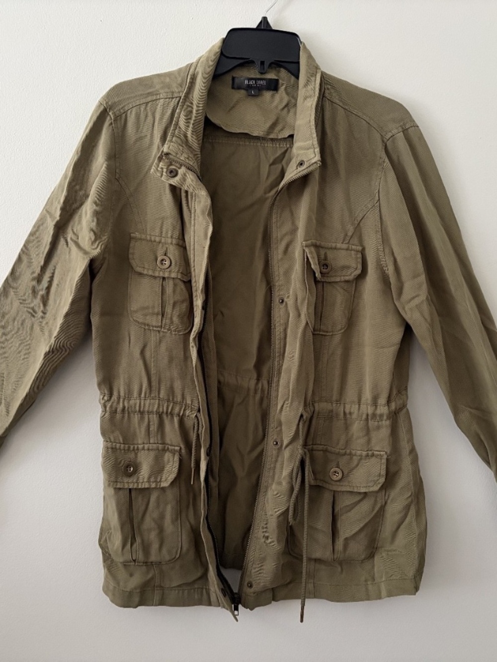 Black Label C'est Toi Women's Large Olive Green Utility Jacket Cargo